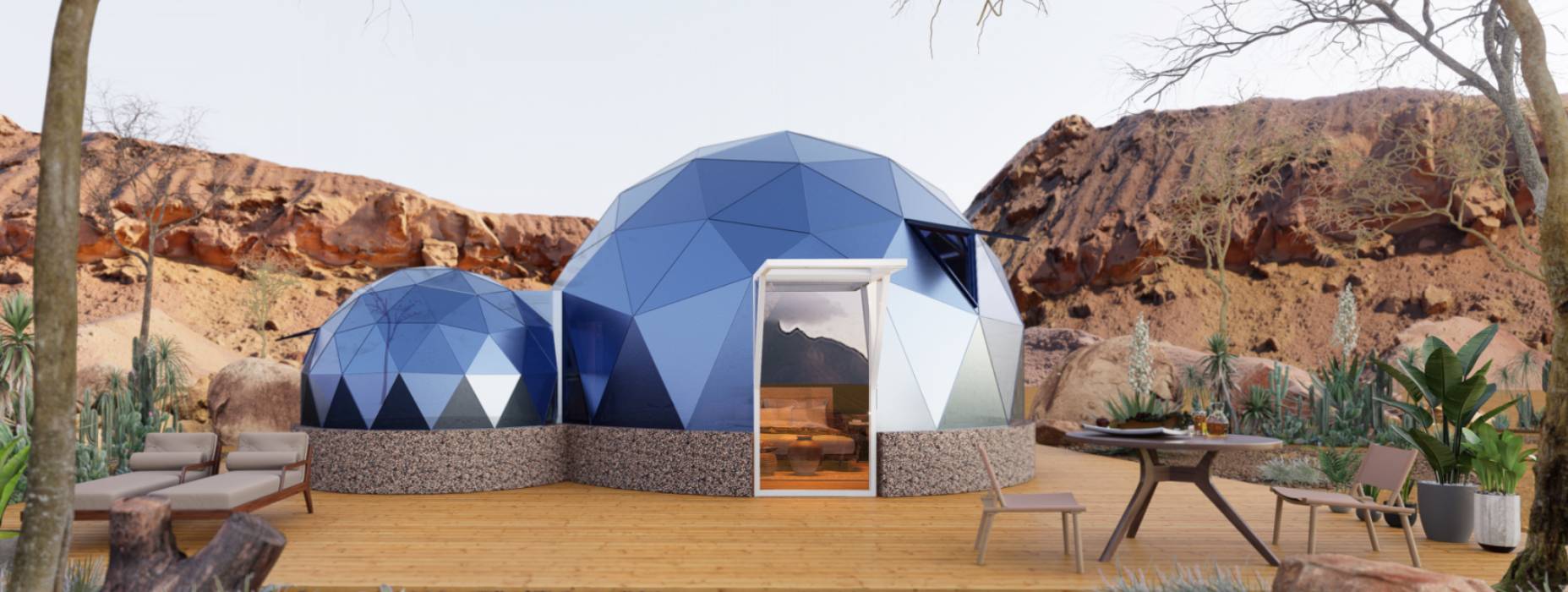 达孜县球形智能光伏玻璃星空房